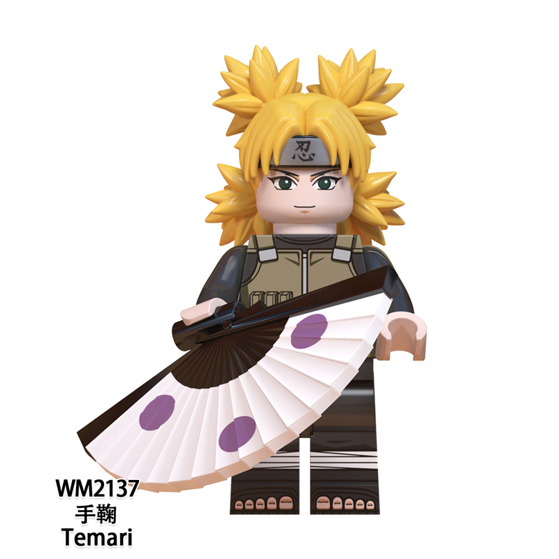 WM6111 MOC Anime Series NARUTO series minifigures,Ohnoki, Gaara, Sarutobi Hiruzen, Terumi Mei,building blocks compatible with Lego WM6111 MOC Anime Series NARUTO series minifigures,Ohnoki, Gaara, Sarutobi Hiruzen, Terumi Mei,building blocks compatible with Lego