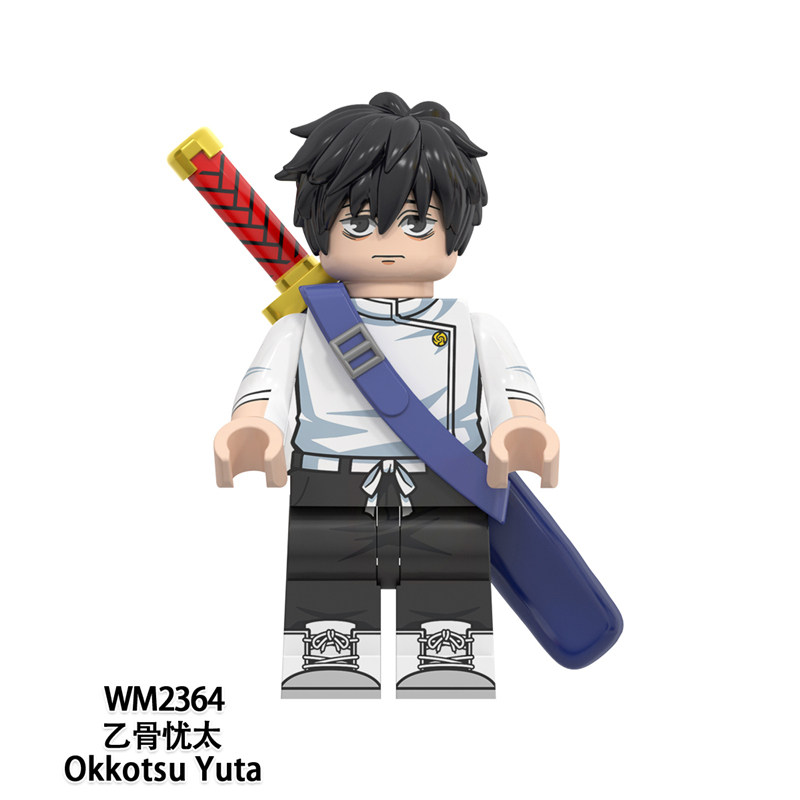 MOC Minifigures WM6140 Jujutsu Kaisen Zenin Maki ,Inumaki Toge,Geto Suguru,Rika Orimoto,OKKstsu Yuta, Gojo Satoru,Nanami kento,Panda,Mini figure Assembling Toy Building Blocks Bricks Toys For Kids gifts MOC Minifigures WM6140 Jujutsu Kaisen Zenin Maki ,Inumaki Toge,Geto Suguru,Rika Orimoto,OKKstsu Yuta, Gojo Satoru,Nanami kento,Panda,Mini figure Assembling Toy Building Blocks Bricks Toys For Kids gifts