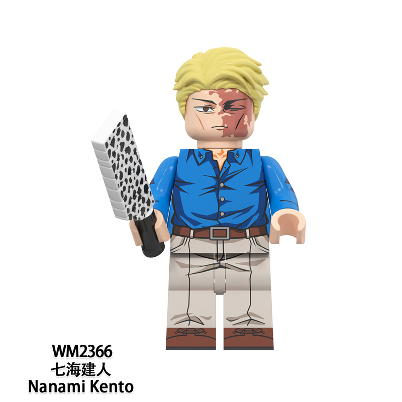 MOC Minifigures WM6140 Jujutsu Kaisen Zenin Maki ,Inumaki Toge,Geto Suguru,Rika Orimoto,OKKstsu Yuta, Gojo Satoru,Nanami kento,Panda,Mini figure Assembling Toy Building Blocks Bricks Toys For Kids gifts MOC Minifigures WM6140 Jujutsu Kaisen Zenin Maki ,Inumaki Toge,Geto Suguru,Rika Orimoto,OKKstsu Yuta, Gojo Satoru,Nanami kento,Panda,Mini figure Assembling Toy Building Blocks Bricks Toys For Kids gifts