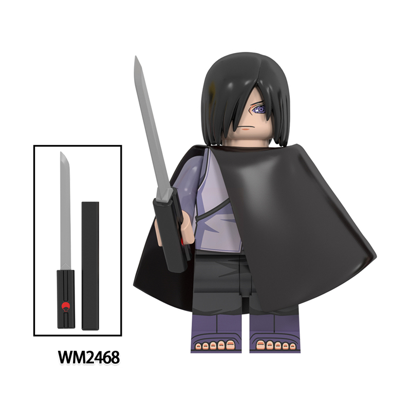WM6152 MOC Anime Series NARUTO series minifigures,Uchiha Sasuke, Uzumaki Naruto, Uchiha sarada, Hyuga Hinata,building blocks compatible with Lego WM6152 MOC Anime Series NARUTO series minifigures,Uchiha Sasuke, Uzumaki Naruto, Uchiha sarada, Hyuga Hinata,building blocks compatible with Lego
