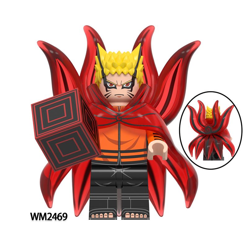 WM6152 MOC Anime Series NARUTO series minifigures,Uchiha Sasuke, Uzumaki Naruto, Uchiha sarada, Hyuga Hinata,building blocks compatible with Lego WM6152 MOC Anime Series NARUTO series minifigures,Uchiha Sasuke, Uzumaki Naruto, Uchiha sarada, Hyuga Hinata,building blocks compatible with Lego