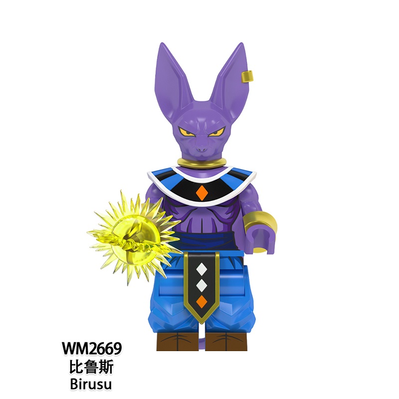 MOC Minifigures WM6177 Dragon Ball,Vegeta,burdock,Piccolo,Birusu,Broli,Majin buu,Frieza,Son Goku Super saiyan4,Building Block Mini figure Assembling Toy Building Blocks Bricks Toys For Kids gifts MOC Minifigures WM6177 Dragon Ball,Vegeta,burdock,Piccolo,Birusu,Broli,Majin buu,Frieza,Son Goku Super saiyan4,Building Block Mini figure Assembling Toy Building Blocks Bricks Toys For Kids gifts