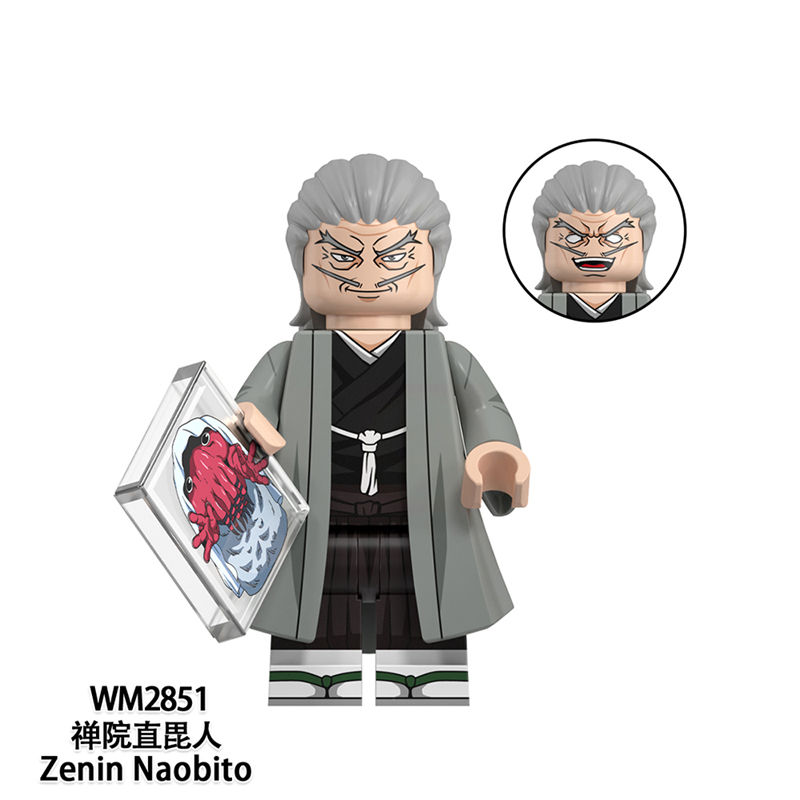 MOC Minifigures WM6200 Jujutsu Kaisen Zenin Naobito,Fushiguro Toji,Uraume,Ryomen Sukuna,Miguel,Kusakabe Atsuya,Makora,Choso,Mini figure Assembling Toy Building Blocks Bricks Toys For Kids gifts MOC Minifigures WM6200 Jujutsu Kaisen Zenin Naobito,Fushiguro Toji,Uraume,Ryomen Sukuna,Miguel,Kusakabe Atsuya,Makora,Choso,Mini figure Assembling Toy Building Blocks Bricks Toys For Kids gifts