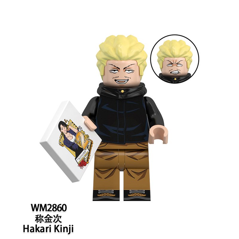 MOC Minifigures WM6201 Jujutsu Kaisen Zenin Maki,Liakari,Kinji,Itodori Yuji,kruusu hana,Higuruma hiromi,Satoru Gojo,Ryomen Sukuna,TTsukumo yuki,Mini figure Assembling Toy Building Blocks Bricks Toys For Kids gifts MOC Minifigures WM6201 Jujutsu Kaisen Zenin Maki,Liakari,Kinji,Itodori Yuji,kruusu hana,Higuruma hiromi,Satoru Gojo,Ryomen Sukuna,TTsukumo yuki,Mini figure Assembling Toy Building Blocks Bricks Toys For Kids gifts