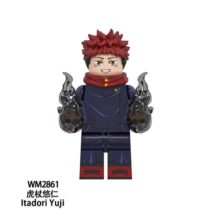 MOC Minifigures WM6201 Jujutsu Kaisen Zenin Maki,Liakari,Kinji,Itodori Yuji,kruusu hana,Higuruma hiromi,Satoru Gojo,Ryomen Sukuna,TTsukumo yuki,Mini figure Assembling Toy Building Blocks Bricks Toys For Kids gifts MOC Minifigures WM6201 Jujutsu Kaisen Zenin Maki,Liakari,Kinji,Itodori Yuji,kruusu hana,Higuruma hiromi,Satoru Gojo,Ryomen Sukuna,TTsukumo yuki,Mini figure Assembling Toy Building Blocks Bricks Toys For Kids gifts