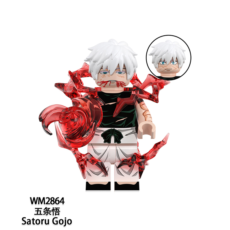 MOC Minifigures WM6201 Jujutsu Kaisen Zenin Maki,Liakari,Kinji,Itodori Yuji,kruusu hana,Higuruma hiromi,Satoru Gojo,Ryomen Sukuna,TTsukumo yuki,Mini figure Assembling Toy Building Blocks Bricks Toys For Kids gifts MOC Minifigures WM6201 Jujutsu Kaisen Zenin Maki,Liakari,Kinji,Itodori Yuji,kruusu hana,Higuruma hiromi,Satoru Gojo,Ryomen Sukuna,TTsukumo yuki,Mini figure Assembling Toy Building Blocks Bricks Toys For Kids gifts