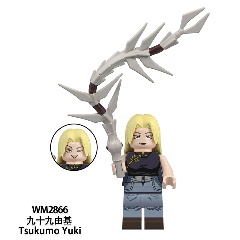 MOC Minifigures WM6201 Jujutsu Kaisen Zenin Maki,Liakari,Kinji,Itodori Yuji,kruusu hana,Higuruma hiromi,Satoru Gojo,Ryomen Sukuna,TTsukumo yuki,Mini figure Assembling Toy Building Blocks Bricks Toys For Kids gifts MOC Minifigures WM6201 Jujutsu Kaisen Zenin Maki,Liakari,Kinji,Itodori Yuji,kruusu hana,Higuruma hiromi,Satoru Gojo,Ryomen Sukuna,TTsukumo yuki,Mini figure Assembling Toy Building Blocks Bricks Toys For Kids gifts