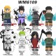 WM6109 MOC Anime Series NARUTO series minifigures,Namikaze Minato Zetsu Uchiha Sasuke Hatake Kakashi Rock Lee,building blocks compatible with Lego WM6109 MOC Anime Series NARUTO series minifigures,Namikaze Minato Zetsu Uchiha Sasuke Hatake Kakashi Rock Lee,building blocks compatible with Lego