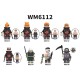 WM6112 MOC Anime Series NARUTO series minifigures,Payne, Mifune, Shimura Danzo, Salamander Hanzo,building blocks compatible with Lego WM6112 MOC Anime Series NARUTO series minifigures,Payne, Mifune, Shimura Danzo, Salamander Hanzo,building blocks compatible with Lego