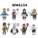 WM6154 MOC Anime Series NARUTO series minifigures,Hozuki Gengetsu, Kabuto Yakushi, Nohara Rin, Nadaime Tsuchikage,building blocks compatible with Lego WM6154 MOC Anime Series NARUTO series minifigures,Hozuki Gengetsu, Kabuto Yakushi, Nohara Rin, Nadaime Tsuchikage,building blocks compatible with Lego